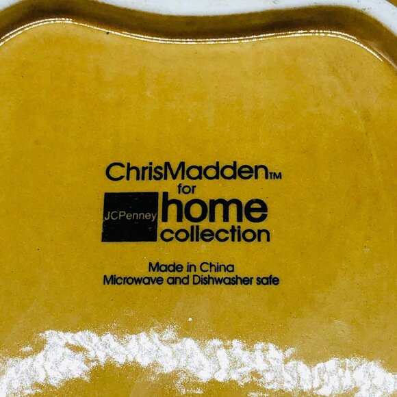 Chris Madden for Home collection leaf plate ceramic 8.25" x 8.5" new - Picture 7 of 9